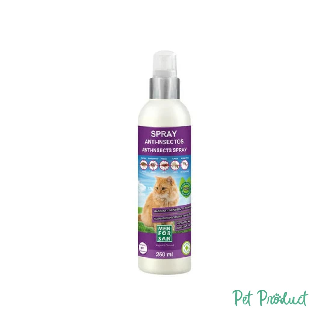 Men For San Spray Anti-Insectes Pour Chat 250ml