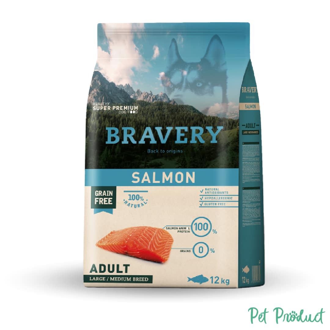 Bravery Dog Adult Salmon Medium-Large Breed Grain Free