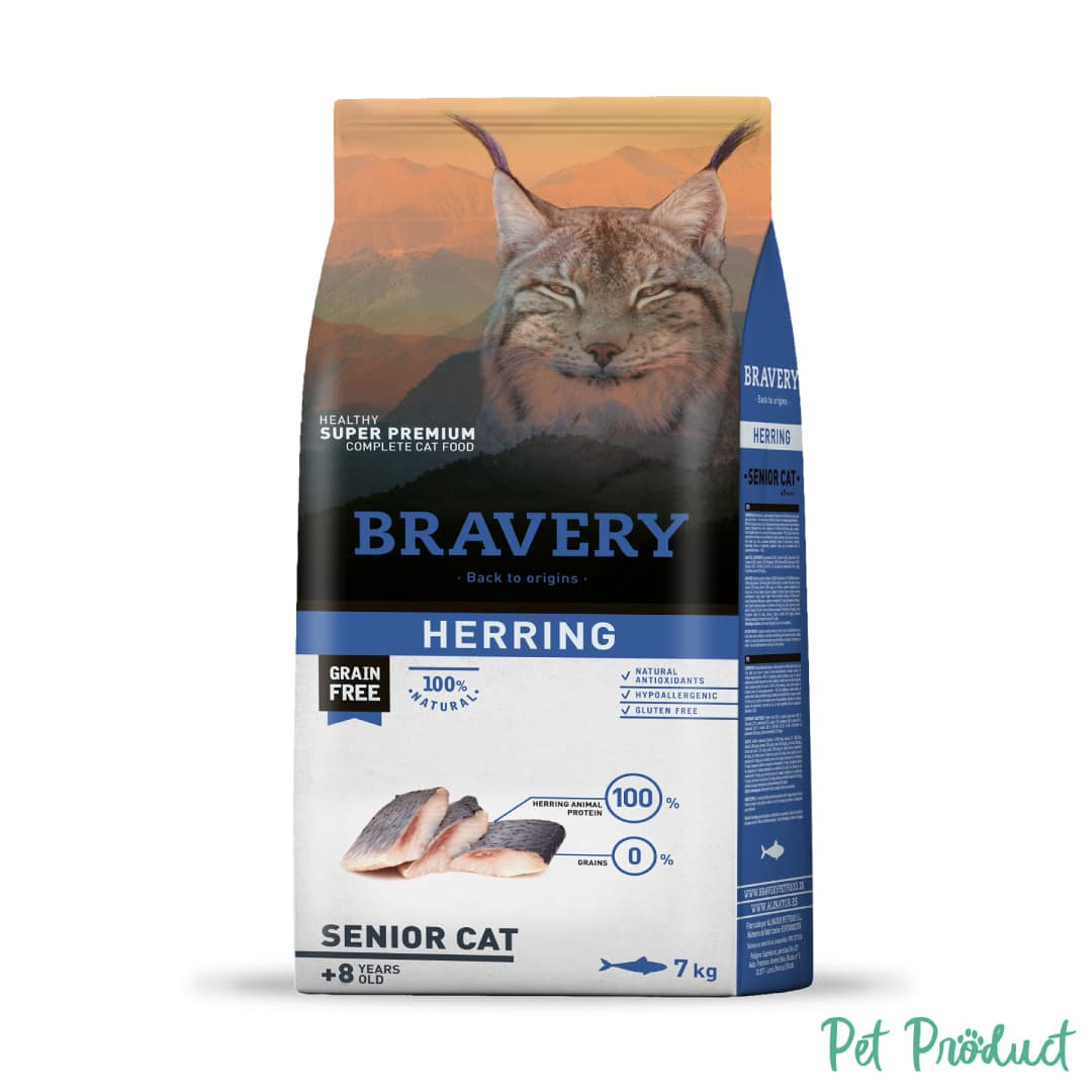 Bravery Cat Senior Herring Grain Free