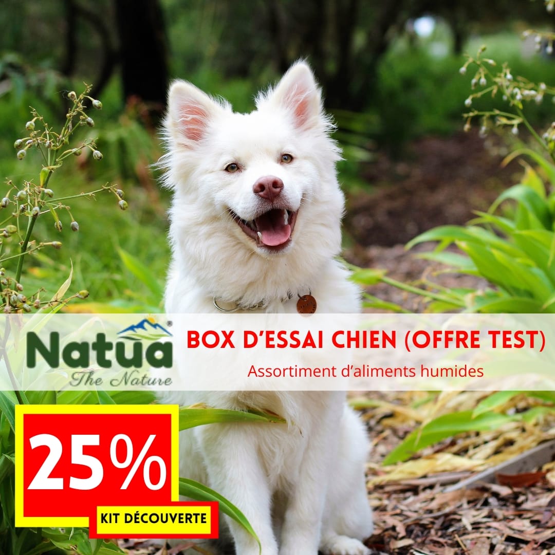 OFFRE DECOUVERTE 2025 Kit de produits chien -25% (offre test NATUA)