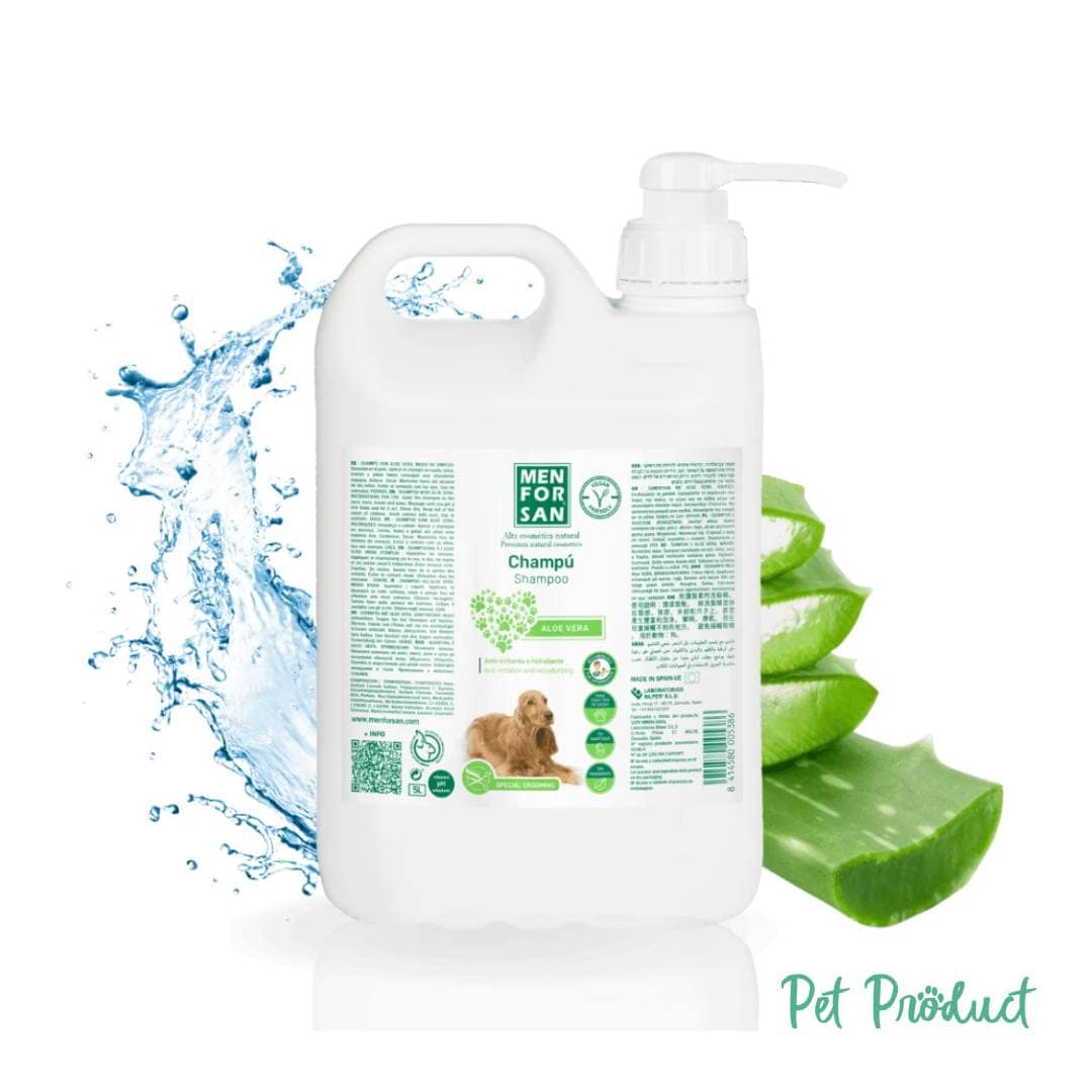 Men For San Shampoing à l'Aloe Vera pour chiens 5 litres