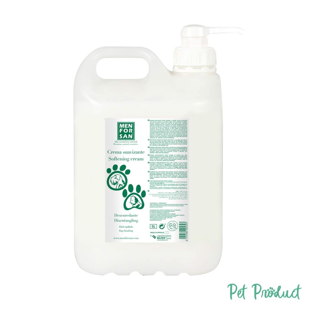 Men For San Crème Démêlante/Adoucissante pour Chien/Chat 5Litres (DATA) -90%