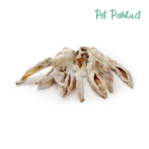 Kauartikel Friandise pour Chien Oreilles de lapin avec fourrure de première qualité (KOmFellPQ250)