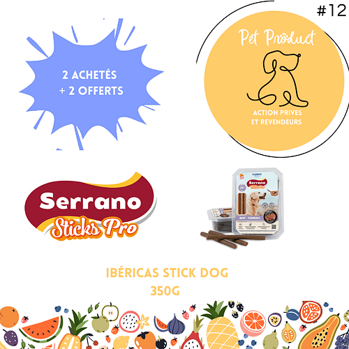 Friandises pour chien Ibéricas Stick Dog 350g – Action tous clients octobre 2025