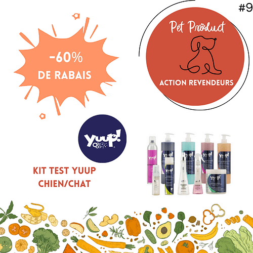 Kit Test Yuup Chien Chat – Offre -60% octobre 2025 PetProduct.ch