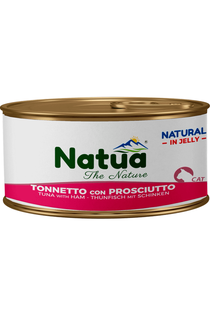 0007 Natua Natural in jelly cat Thon avec Jambon 85g) Cat Jelly Cans Tuna with Ham