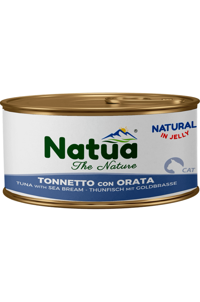 0501 Natua Natural in jelly cat (Thon et Daurade 150g) Cat Jelly Cans Tuna with Seabream