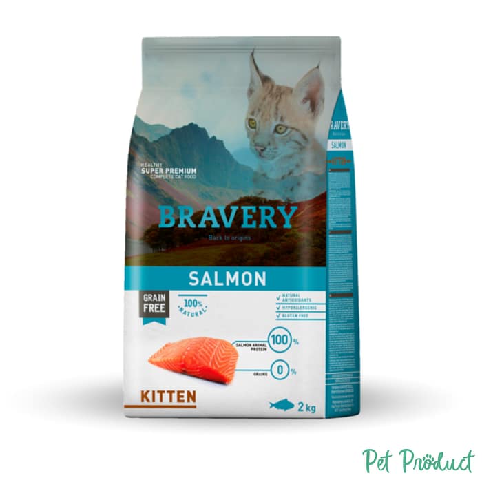 Bravery Cat Kitten Salmon Grain Free