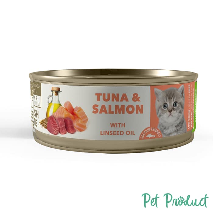 Amity Cat Wet Food Kitten Tuna Et Salmon 80g