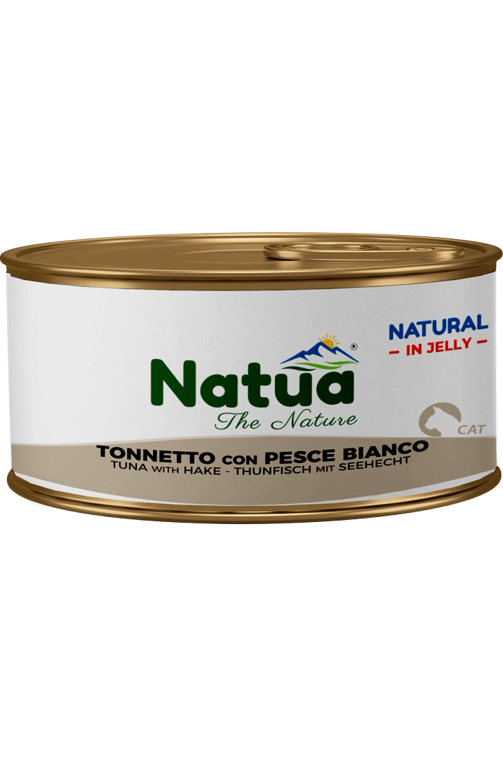 0020 Natua Natural in jelly cat (Thon et Poissons Blanc 85g) Cat Jelly Cans Tuna with White Fish