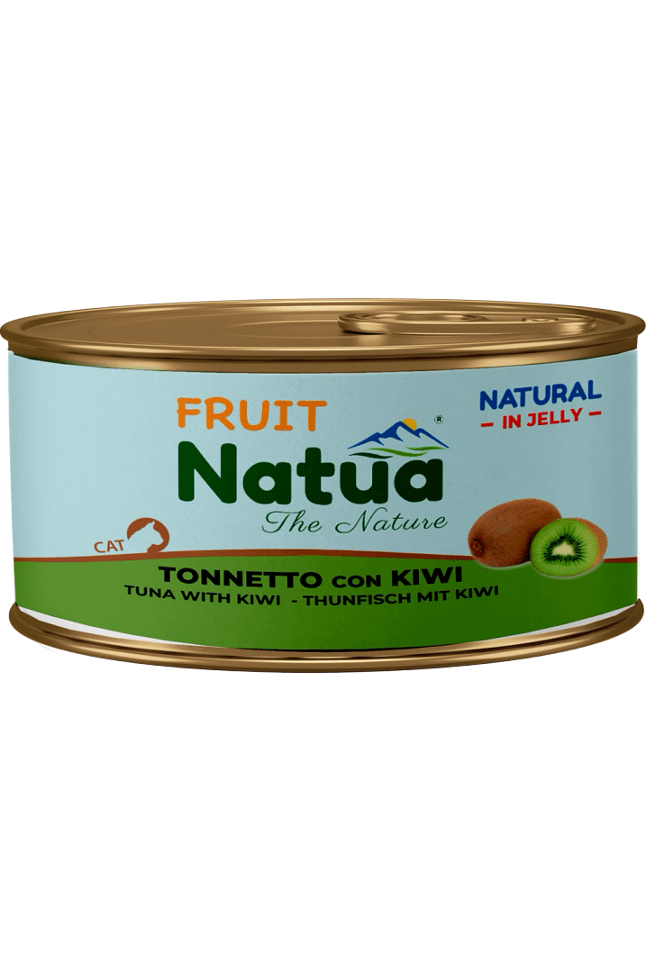 0198 Natua Natural in jelly cat (Thon au Kiwi 85g) Cat Jelly Cans Tuna with Kiwi
