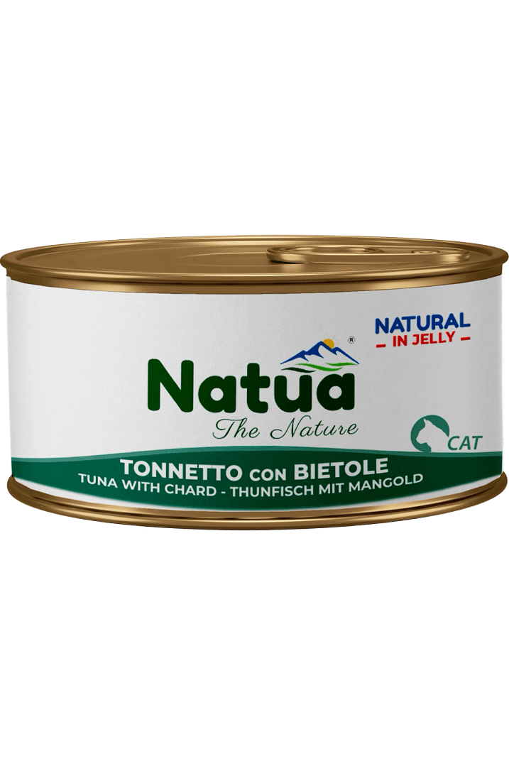 0205 Natua Natural in jelly cat (Thon aux Blettes 85g) Cat Jelly Cans Tuna with Chard