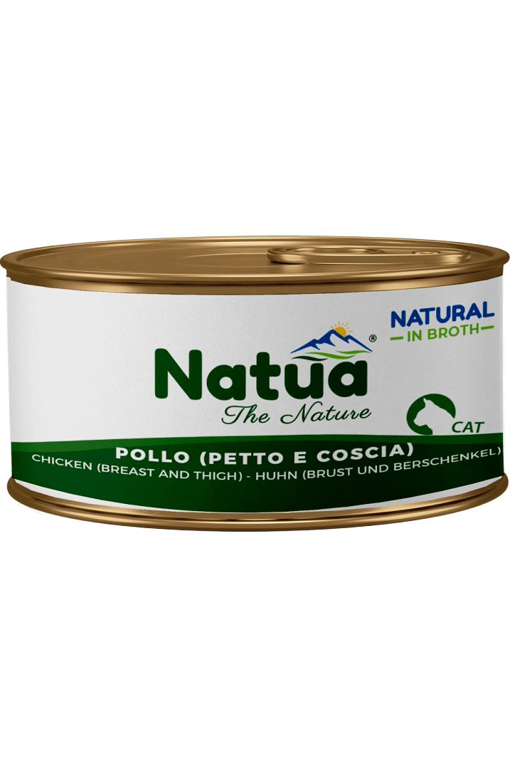 0450 Natua Natural in Broth cat (Poulet 85g(Poitrine et Cuisse)) Cat Broth Cans chicken (breast thigh)