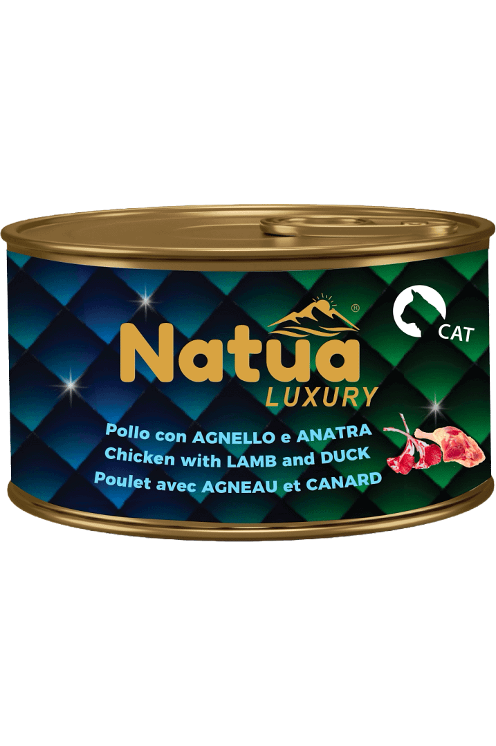 0730 Natua Luxury in jelly cat (Poulet avec Agneau et Canard 85g) Cat Jelly Cans Chicken with Lamb and Duck