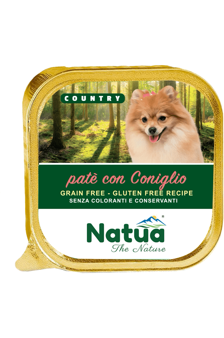5205 Natua Country dog (Lapin 100g) Dog Alu Tray Rabbit