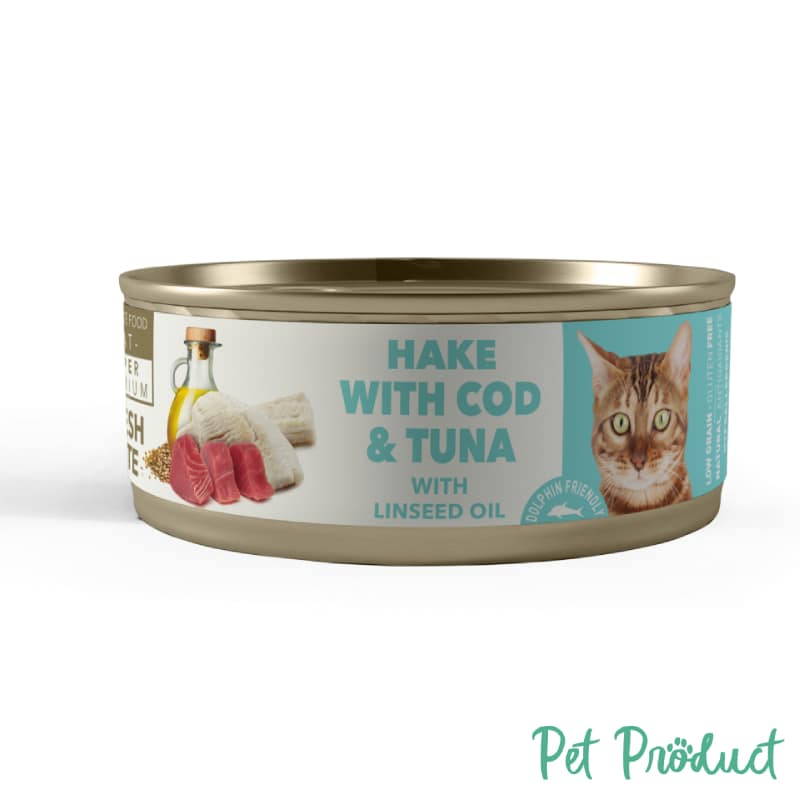 Amity Cat Wet Food Sterilized Hake Cod & Tuna 80g